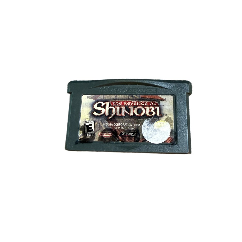 The Revenge‎ of Shinobi Nintendo Game Boy Advance GBA Game Cartridge AGB-002 THQ